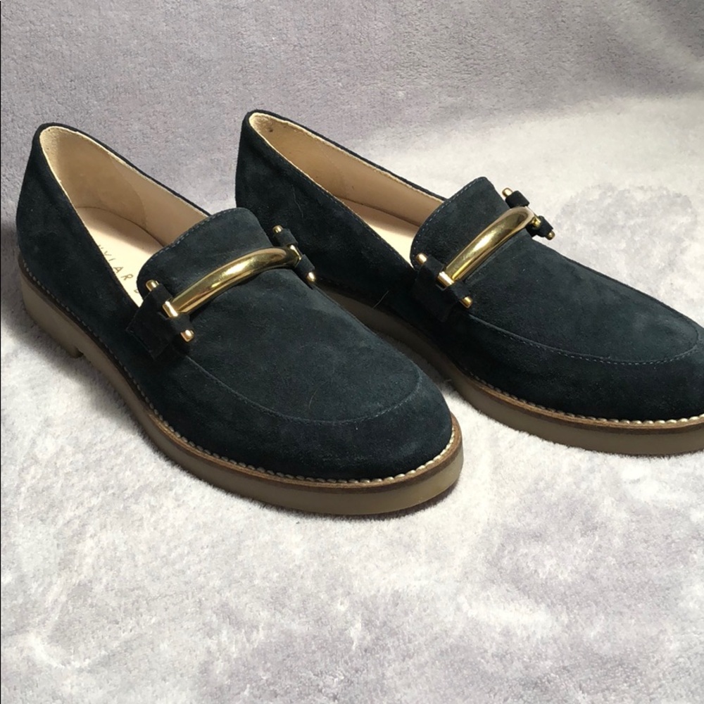 Skylar Blake navy loafers